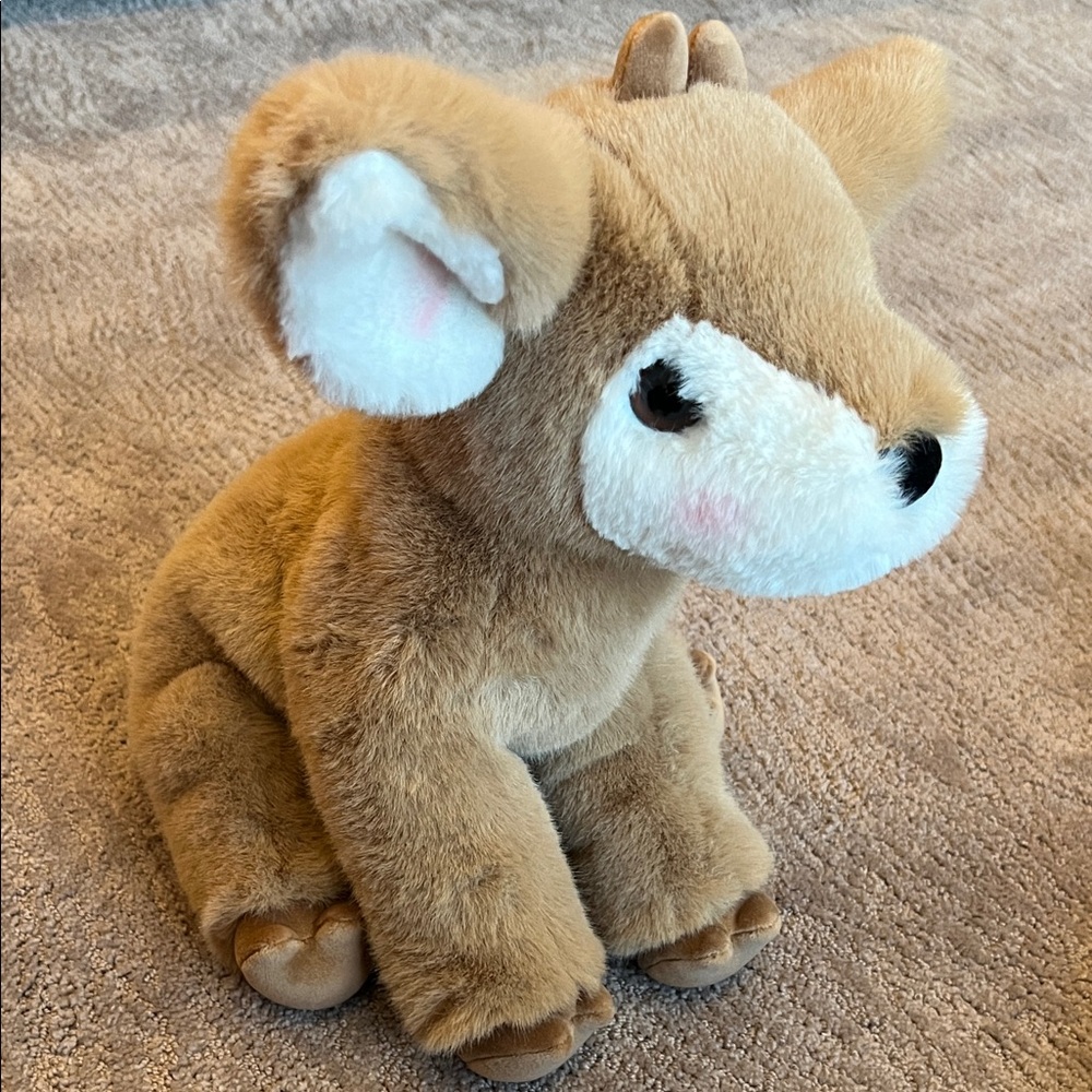 Charming Tan Plush Deer Toy